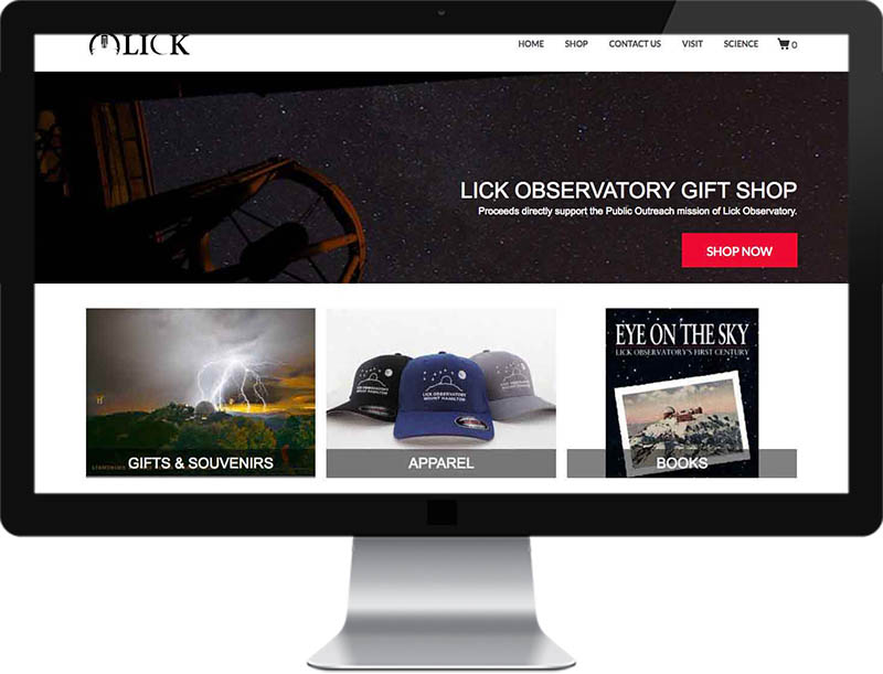 Lick Observatory Online Storefront